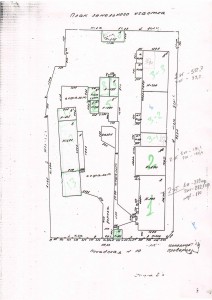 План схема расположения комплекса зданий на земельном участке по адресу ул.Посадская, 10